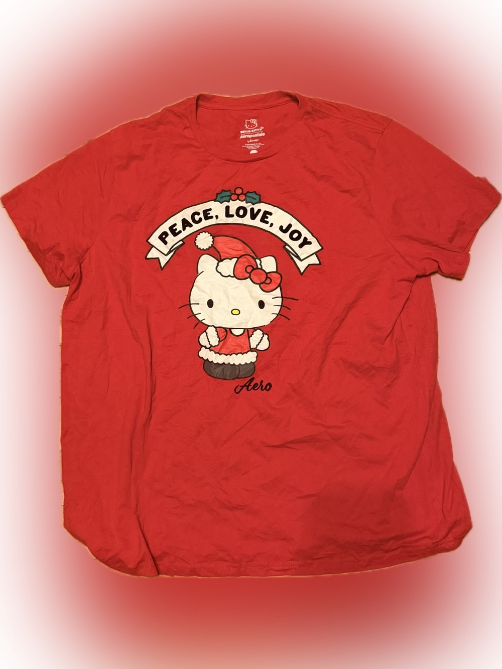 Aeropostale Red Hello Kitty Graphic Tee